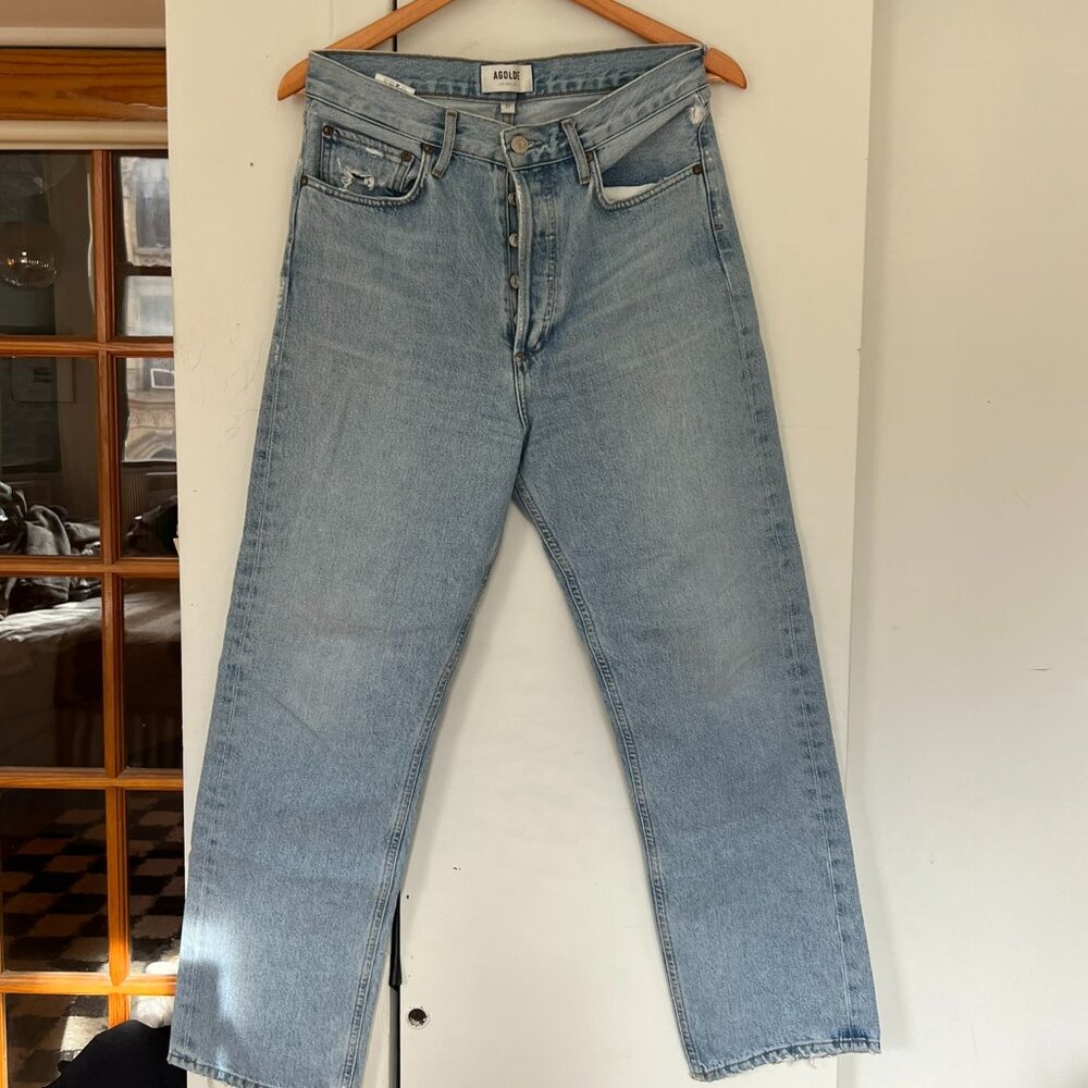 AGOLDE 90s Mid-Rise Loose Fit Jeans in Snapshot